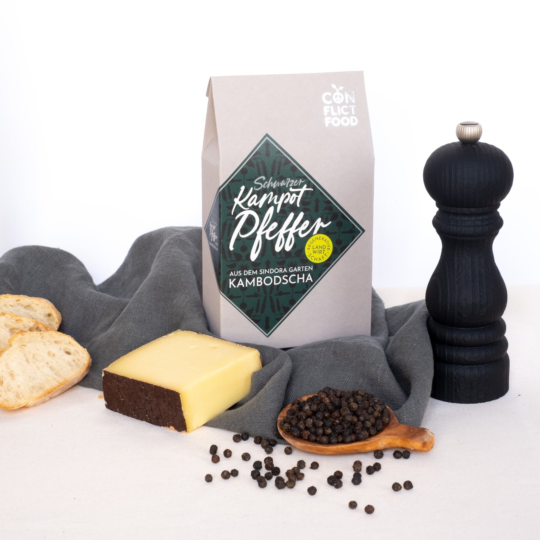 Feines Pairing: Käse & Kampot Pfeffer in perfekter Harmonie - Conflictfood