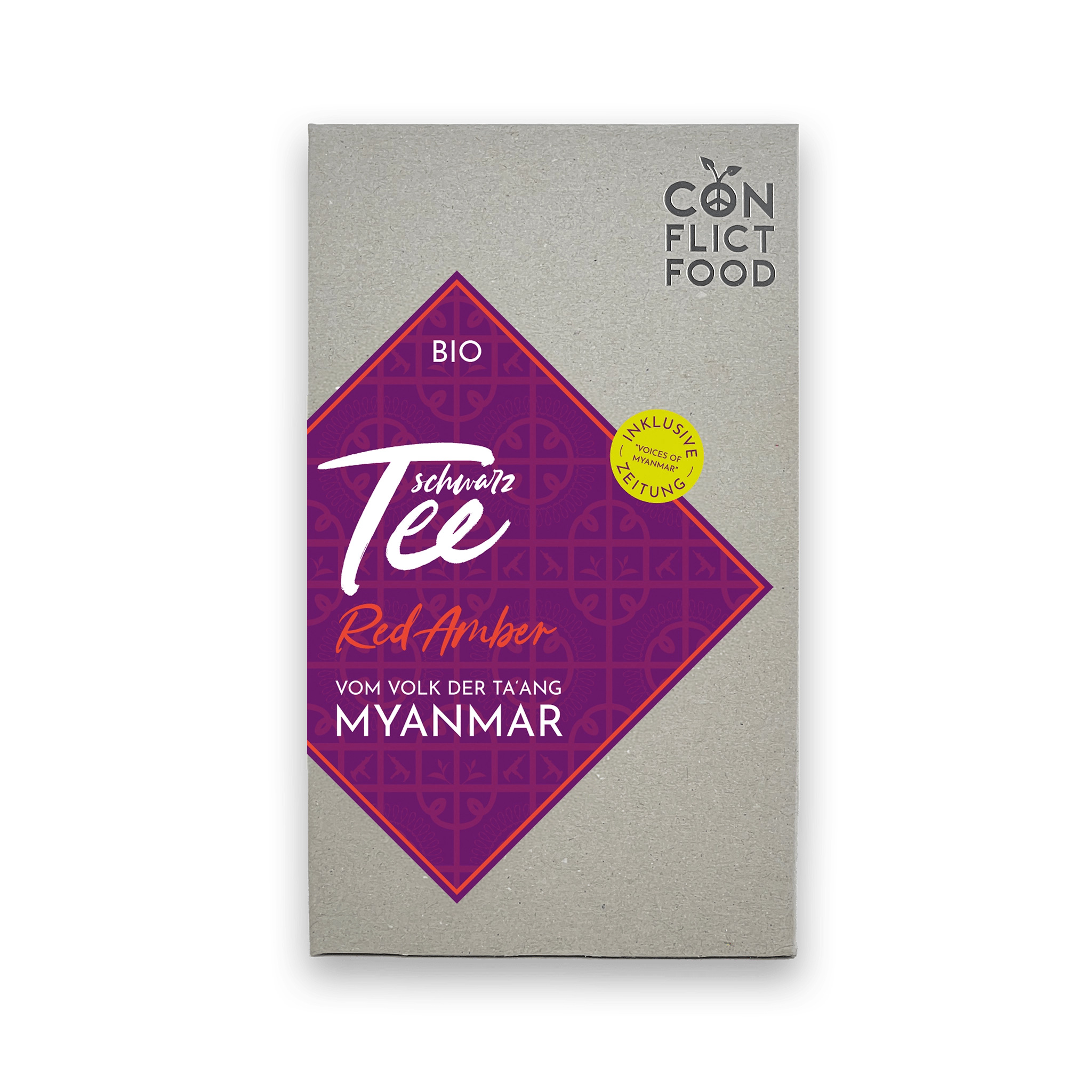 Schwarztee aus Myanmar Red Amber Conflictfood Päckchen