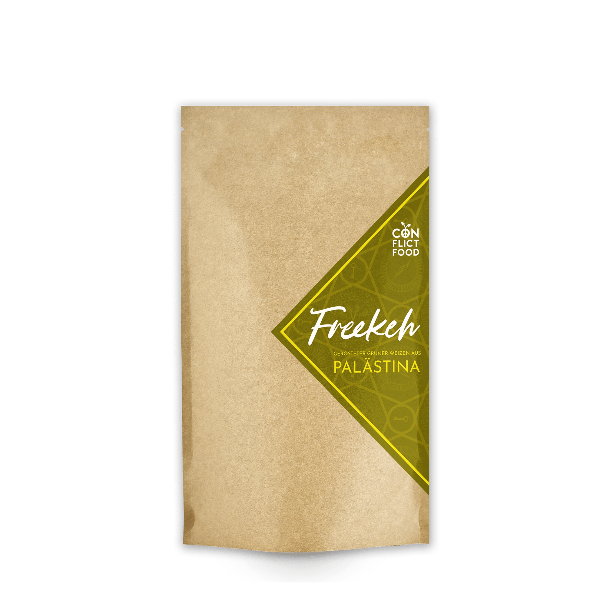 Freekeh gerösteter grüner Weizen aus Palästina Vorratsbeutel Conflictfood