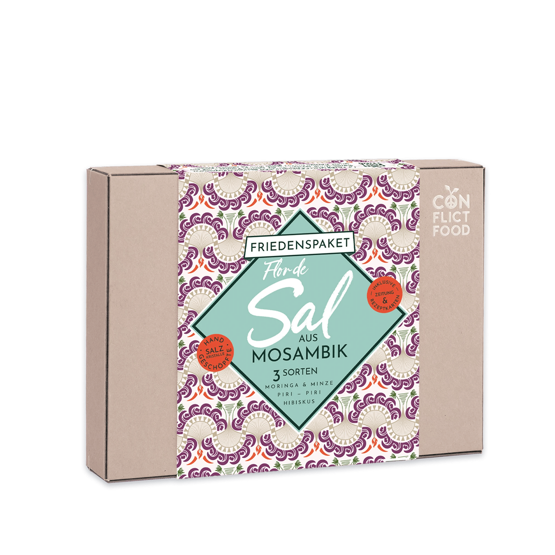 Geschenkpaket: Flor de Sal 3 Sorten - Conflictfood