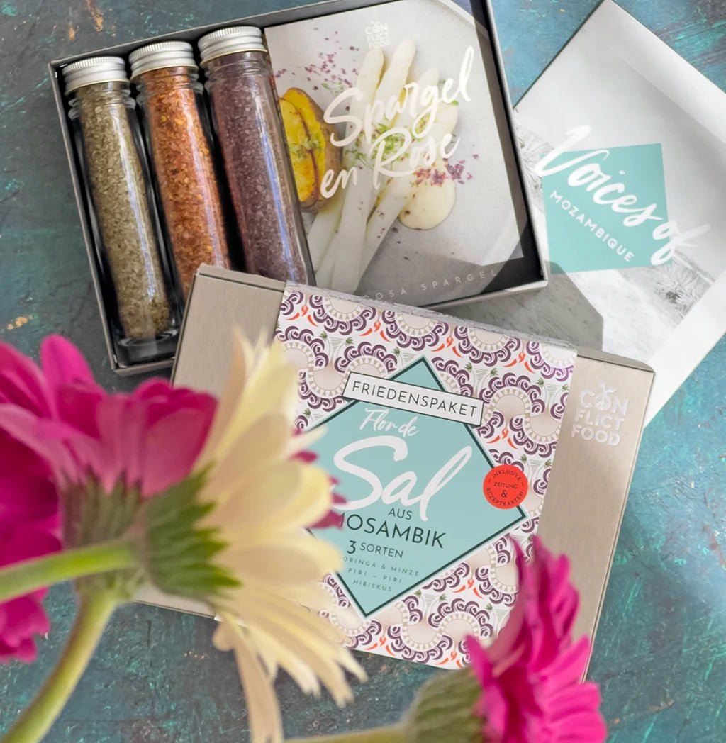Geschenkpaket: Flor de Sal 3 Sorten - Conflictfood