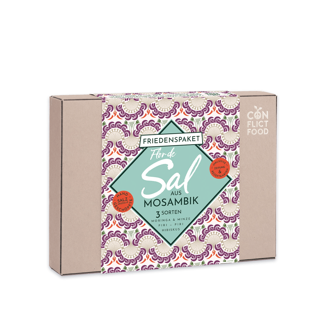 Geschenkpaket: Flor de Sal 3 Sorten - Conflictfood