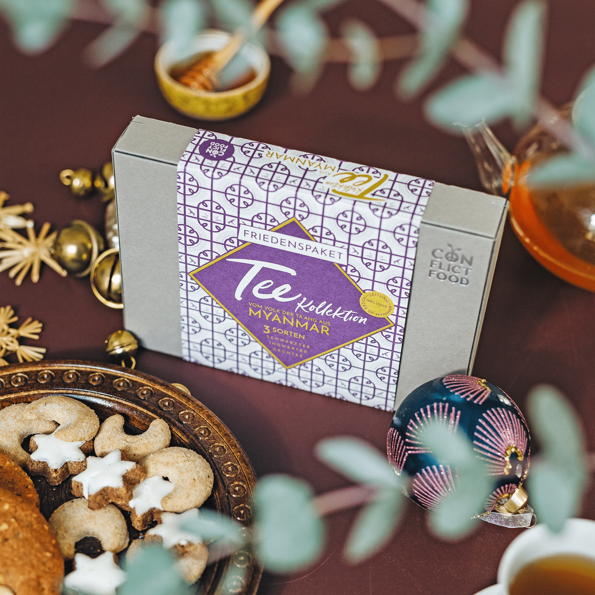Geschenkpaket: Tee Kollektion 3 Sorten - Conflictfood